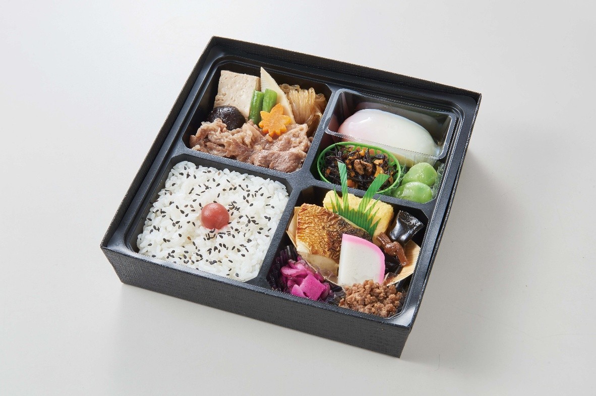 あざみ（温玉付きすき焼入り弁当）